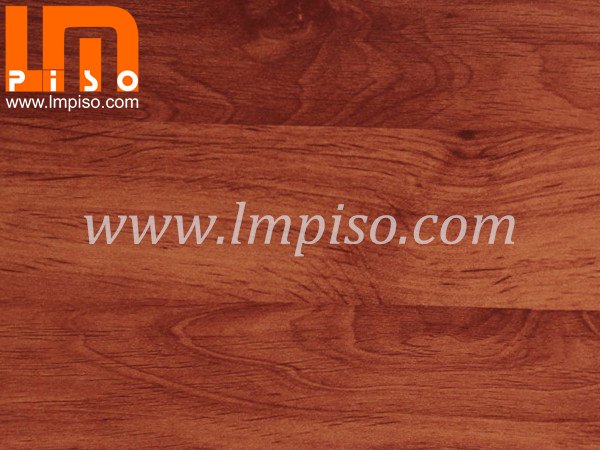 Three strips middle embossed ancient applewood laminate flooring
