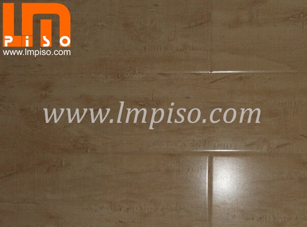 Best price glossy surface waterproof v groove laminate flooring