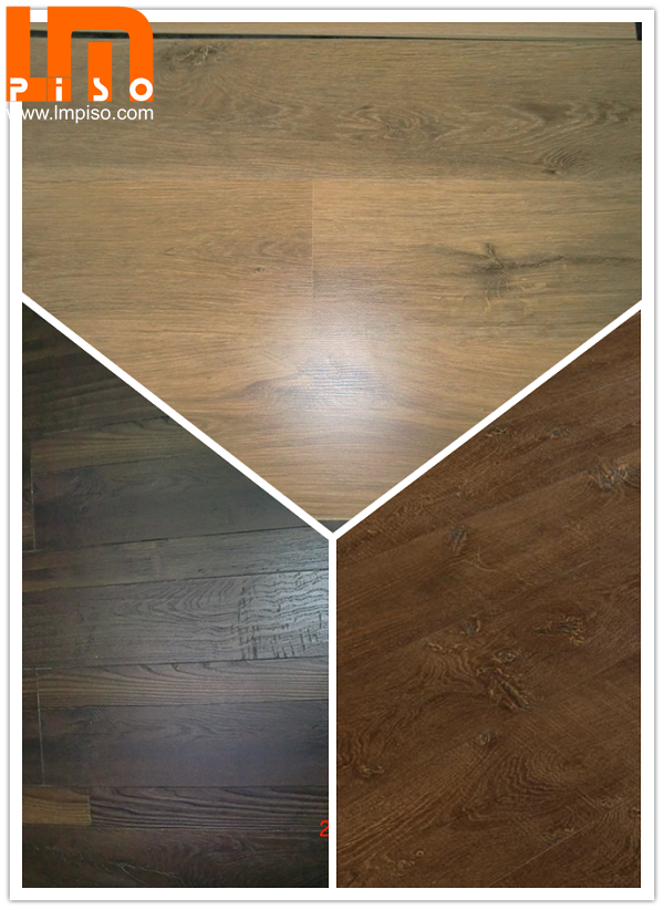 small embossed soundproof premium walnut laminate flooring
